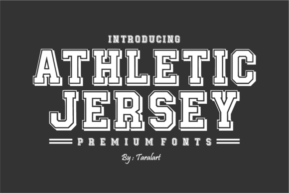 Athletic Jersey: Bold Typography for Sports Design