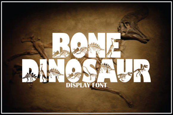 Bone Dinosaur: A Dramatic Font for Impactful Design