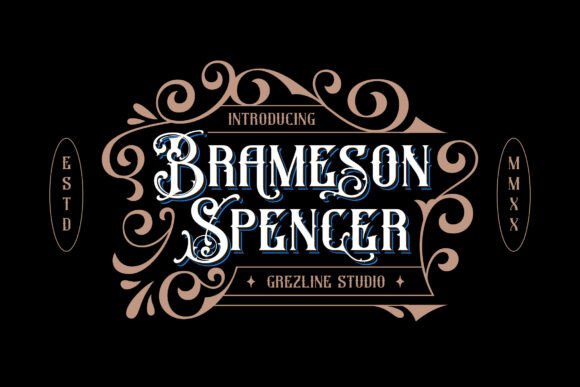 Brameson Spencer: A Display Typeface for Timeless Elegance