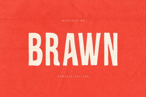 Brawn Typeface: Bold Vintage Character for Modern Design