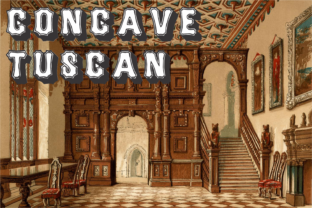 Concave Tuscan Family: A Timeless Wood Type Font