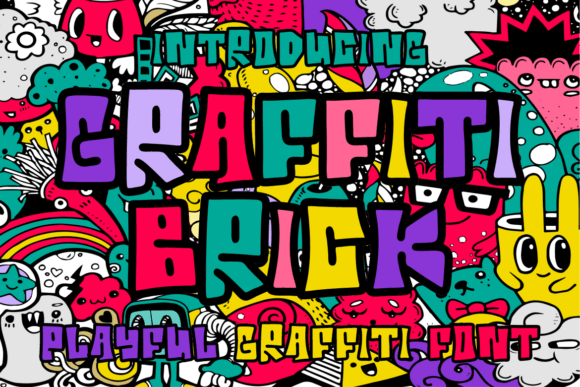 Graffiti Brick: Urban Energy in Every Letter