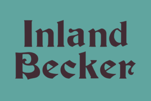 Inland Becker: A Classical Font for Modern Design