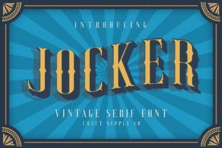 Jocker Family: A Vintage Font with Modern Appeal