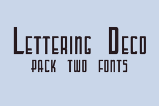 Lettering Deco: Art Deco Font for Classic Designs