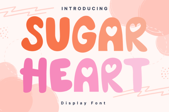 Sugar Heart: A Whimsical Handwritten Font for Creative Projects
