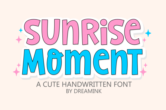 Sunrise Moment: A Vibrant Handwritten Font for Joyful Designs